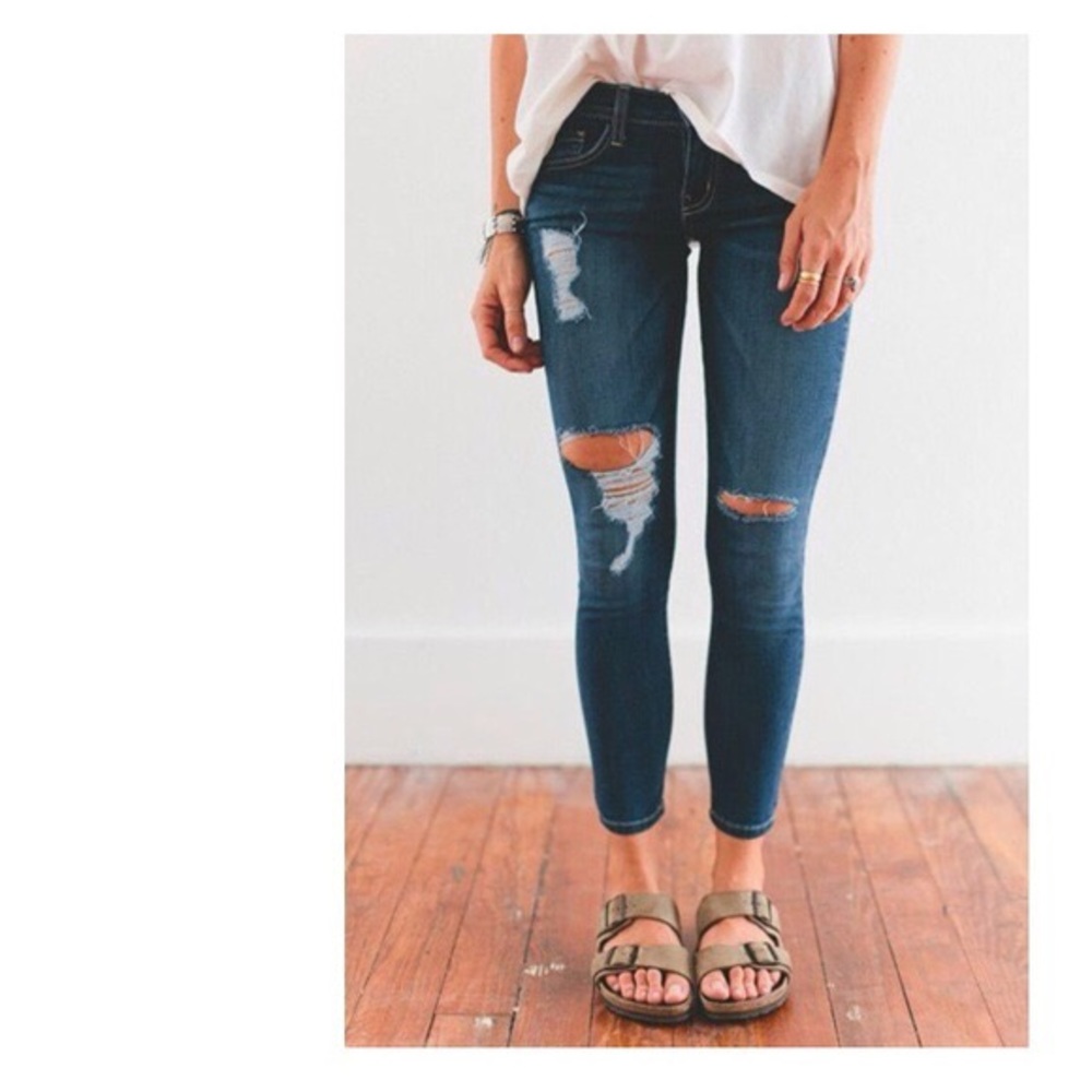 Flying Monkey Distressed Platinum Ankle, Sz 30